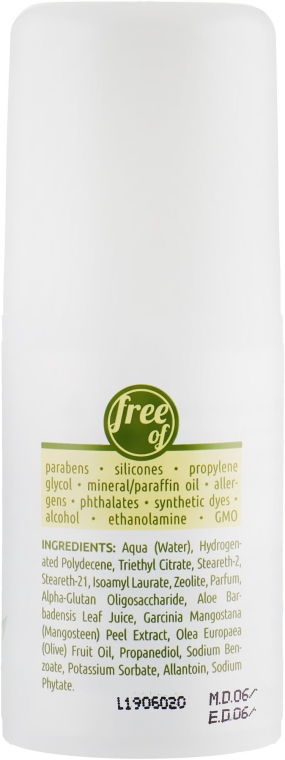 Дезодорант кульковий "Свіжість алое" - Aphrodite Olive Oil Roll-On Deodorant Fresh Aloe — фото N2