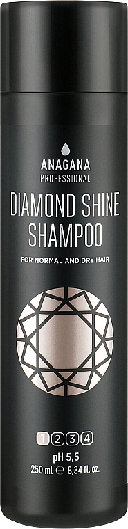 Шампунь "Бриллиантовый блеск" для всех типов волос - Anagana Professional Diamond Shine Shampoo