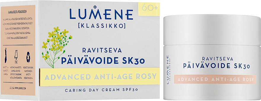 Денний крем для обличчя - Lumene Klassikko Advanced Anti-Age Rosy SPF30 — фото N2