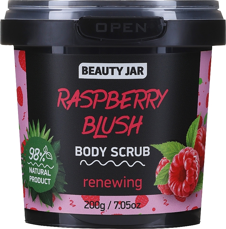 Обновляющий скраб для тела - Beauty Jar Raspberry Blush Body Scrub — фото N1