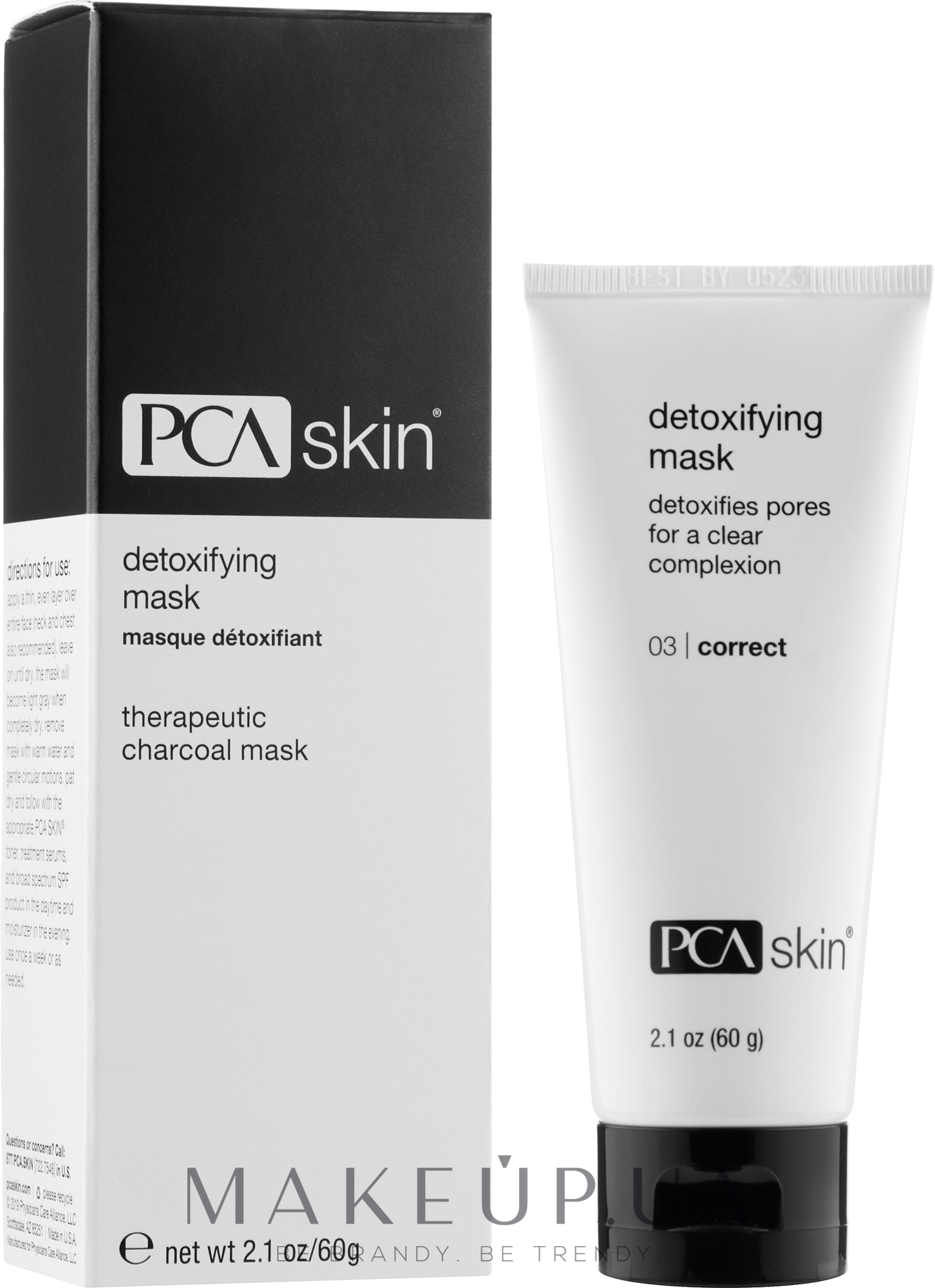 Очищающая маска для лица с белым углем - PCA Skin Detoxifying Mask — фото 60g