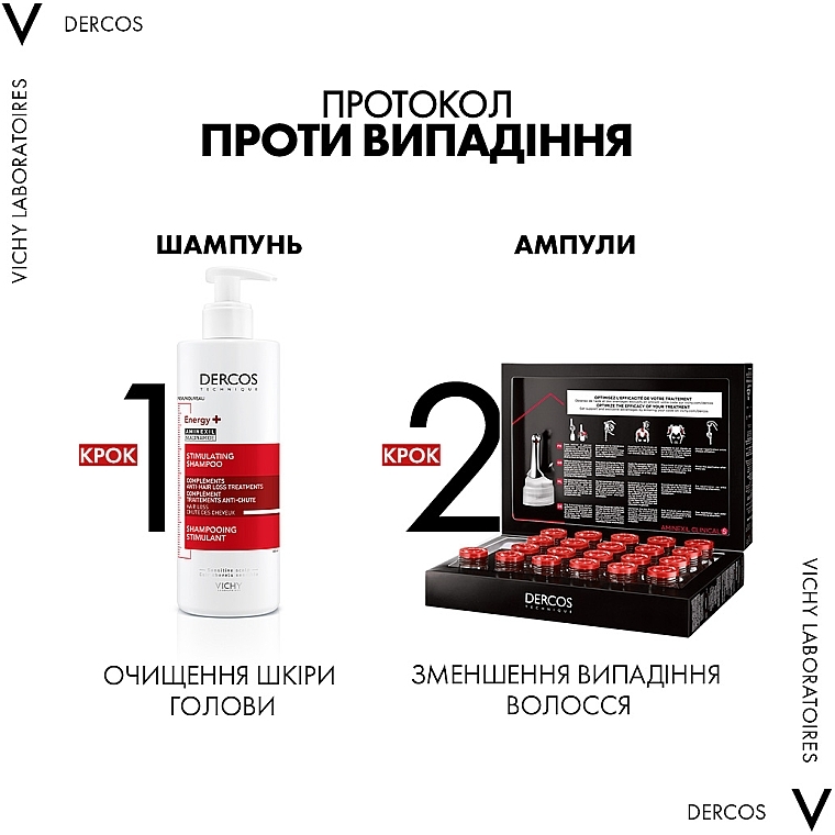 УЦІНКА Засіб проти випадіння волосся комплексної дії для чоловіків - Vichy Dercos Aminexil Clinical 5 * — фото N10