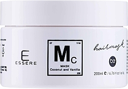 Парфумерія, косметика Маска для волосся "Кокос і ваніль" - Essere Hair Mask Nourishing Coconut & Vanilla