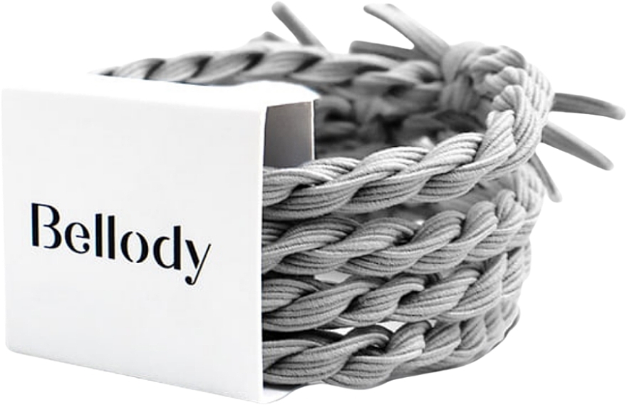 Резинка для волос, urban gray, 4 шт. - Bellody Original Hair Ties — фото N2