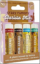 Набір бальзамів для губ - Crazy Rumors Barista Mix (lip/balm/4x4.4ml) — фото N1