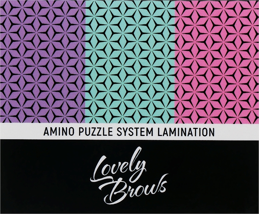 Мини-набор для ламинирования бровей и ресниц - Nikk Mole Lovely Brows Amino Puzzle System Lamination (gel/2x3ml + gel/2.5ml)