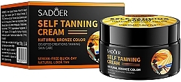 Крем для автозасмаги - Sadoer Self Tanning Cream Natural Bronze Color  — фото N1