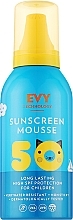Парфумерія, косметика Сонцезахисний мус для дітей - EVY Technology Sunscreen Mousse For Children SPF50