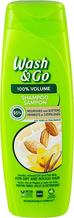 Шампунь для волосся з ароматом ванілі - Wash&Go Shampoo — фото N1