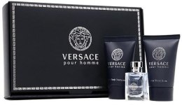 Духи, Парфюмерия, косметика Versace Pour Homme - Набор (edt/5ml + a/sh/bal/25ml + sh/gel 25ml)