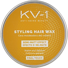 Матовий віск для укладання волосся - KV-1 Final Touch Styling Hair Wax — фото N1