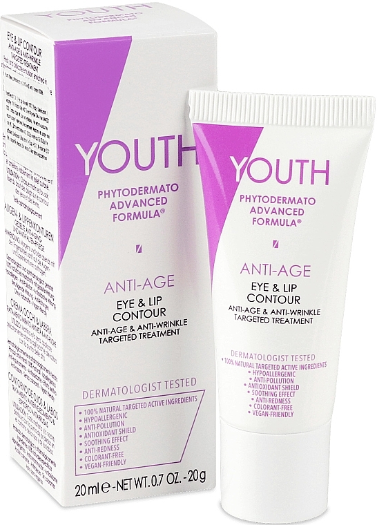 Антивіковий крем для повік і губ - Youth Anti-Age Eye & Lip Contour — фото N1