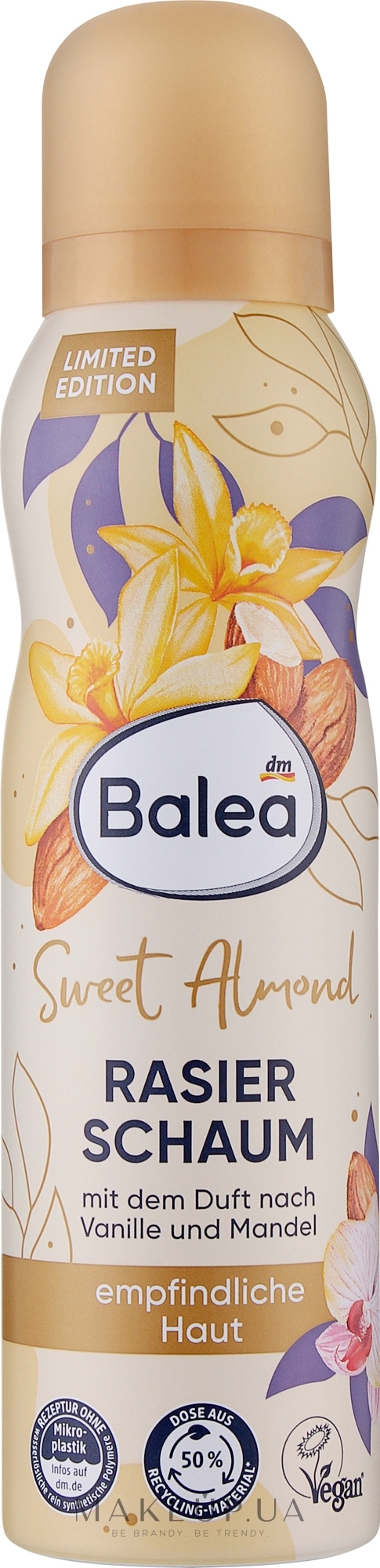 Пена для бритья - Balea Sweet Almond — фото 150ml