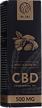 Парфумерія, косметика Натуральна олія солодкого мигдалю CBD 500mg - Dr. T&J Sweet Almond Oil