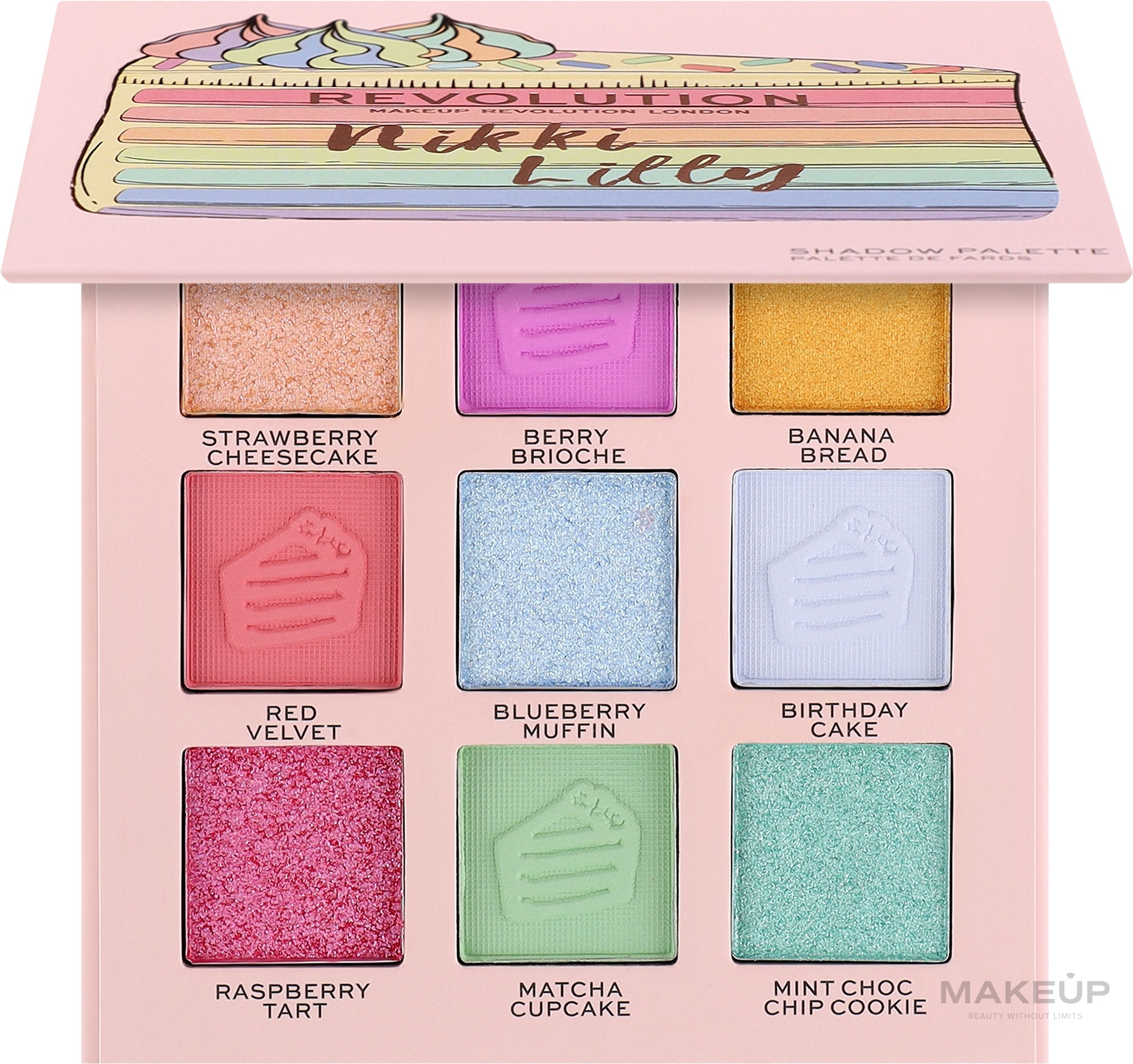 Палетка теней для век - Makeup Revolution X Nikki Lilly Eyeshadow Palette — фото Pastel Delights