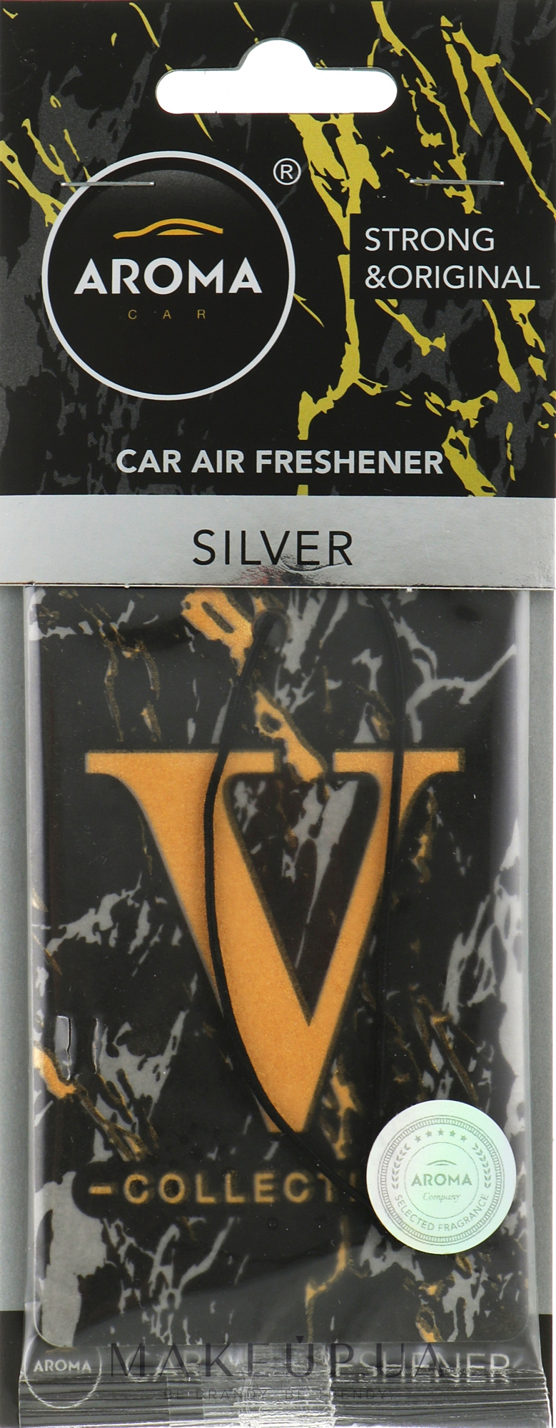 Ароматизатор "Серебро" для авто - Aroma Car V  — фото 5.5g