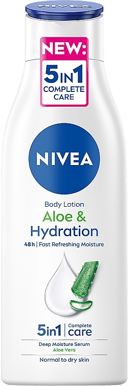 Лосьйон для тіла "Алое та зволоження" - NIVEA Aloe And Hydration Body Lotion — фото N1
