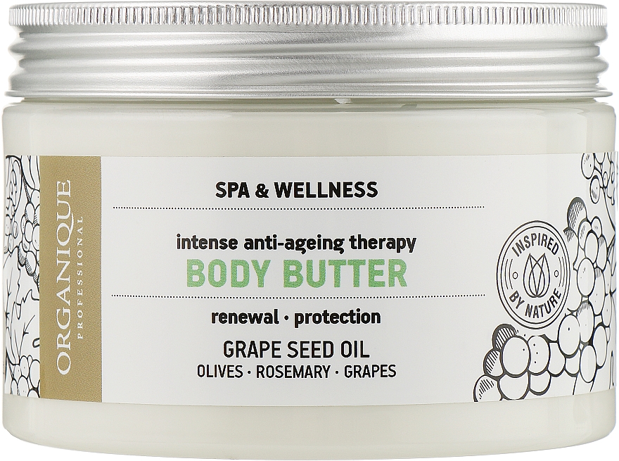 Масло для тіла - Organique Professional Spa Therapies Grape Body Butter — фото N3