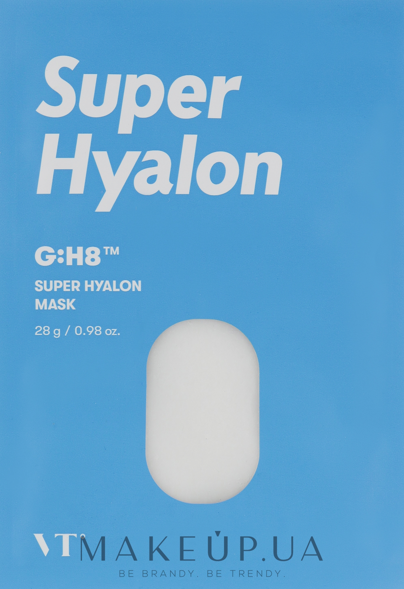 Зволожувальна маска з гіалуроновою кислотою - VT Cosmetics Super Hyalon Mask — фото 28g