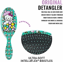 Щітка для волосся компактна, Хелоу Кітті, блакитна - Wet Brush Mini Detangler Hair Brush Hello Kitty Bubble Gum Blue — фото N2