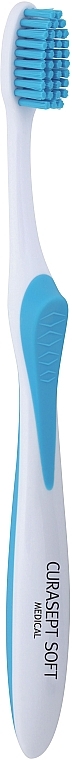Зубна щітка "Soft Medical" м'яка, блакитна - Curaprox Curasept Toothbrush Blue — фото N1