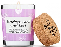 Парфумерія, косметика Свічка для масажу "Чорна смородина та ківі" - Magnetifico Enjoy it! Massage Candle Blackcurrant & Kiwi