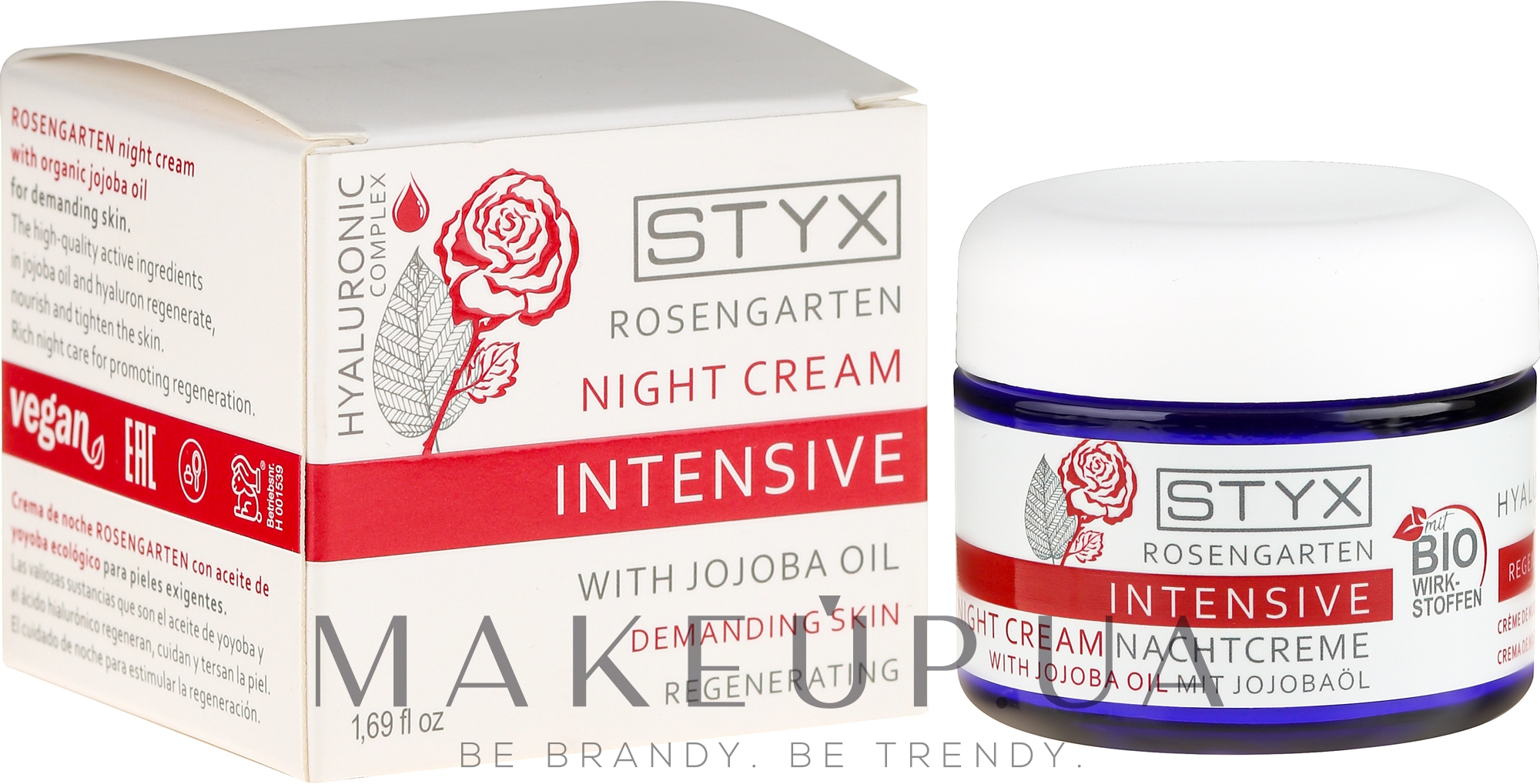 Крем для лица ночной - Styx Naturcosmetic Rose Garden Intensive Night Cream — фото 50ml