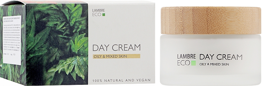Дневной крем для лица - Lambre Eco Day Cream Oily & Mixed Skin — фото N2