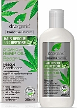 Кондиціонер для волосся «Конопляна олія» - Dr. Organic Bioactive Haircare Hemp Oil Rescue Conditioner — фото N1