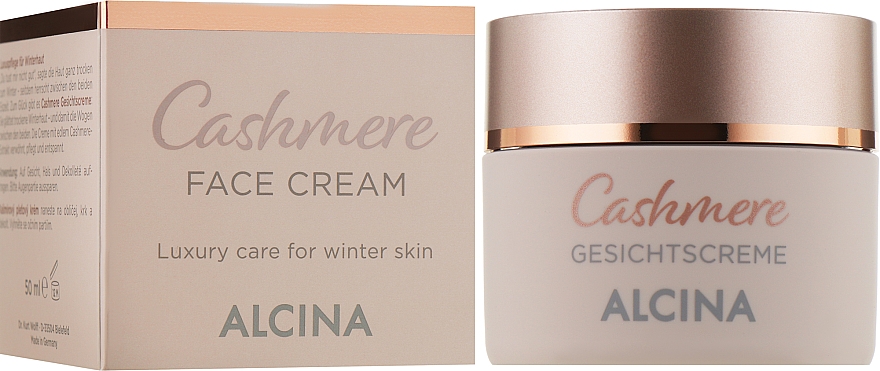 Захисний крем для обличчя - Alcina Cashmere Face Cream — фото N2