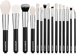 Набір професійних пензлів для макіяжу у косметичці “Beauty Guru” - MAKEUP Professional Brush Set — фото N2