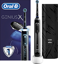 Парфумерія, косметика Електрична зубна щітка - Oral-B Braun Special Edition Genius X 20000N Midnight Black *