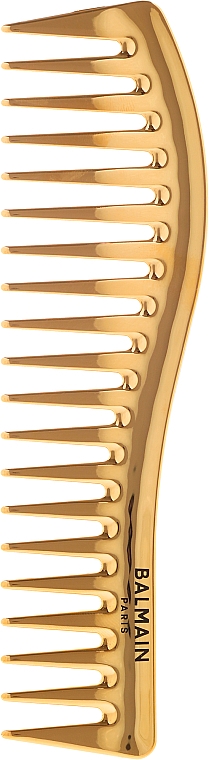 Профессиональный золотой гребень для укладки 14 К - Balmain Paris Hair Couture Golden Styling Comb — фото N1