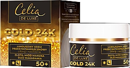 Крем против морщин 50+ - Celia De Luxe Gold 24k — фото N1