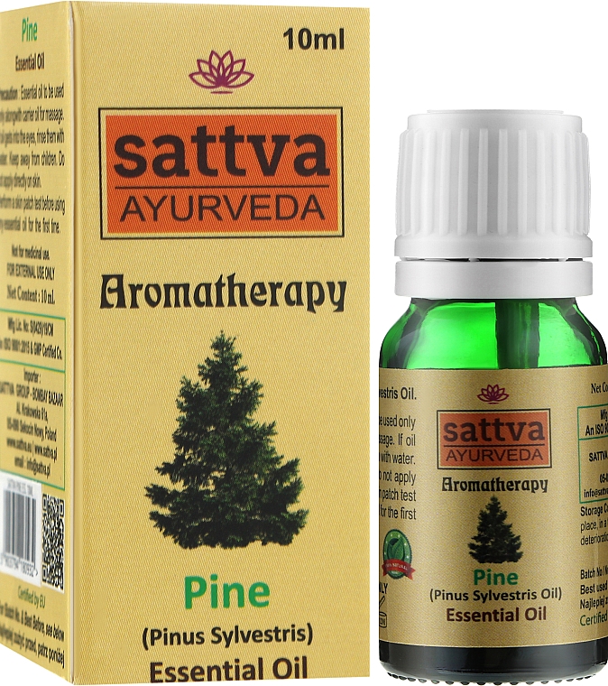 Ефірна олія "Сосна" - Sattva Ayurveda Pine Essential Oil — фото N2