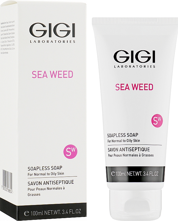 Непенящееся мыло для умывания - Gigi Sea Weed Soapless Soap — фото N2