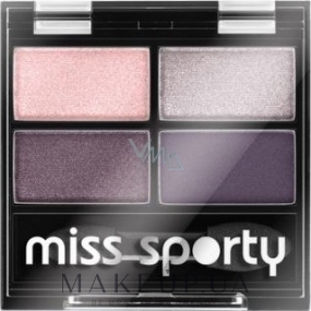 Тіні для повік - Miss Sporty Studio Colour Quattro Eye Shadow — фото 402 - Smoky Green