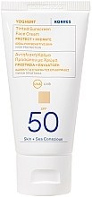 Духи, Парфюмерия, косметика Тональный солнцезащитный крем для лица - Korres Yoghurt Tinted Sunscreen Face Cream SPF30