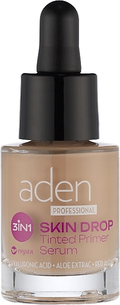 Сироватка-праймер для обличчя 3 в 1 - Aden Cosmetics Skin Drop Tinted Primer Serum — фото N1