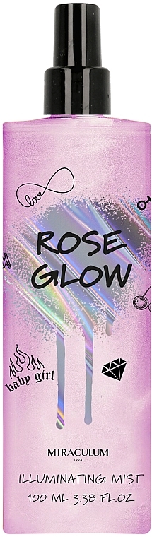 Спрей для обличчя й тіла - Miraculum Rose Glow — фото N1