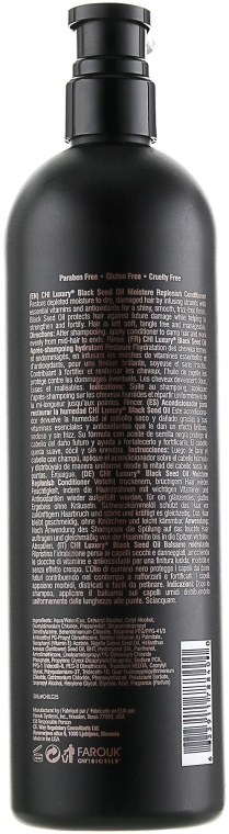 Зволожувальний кондиціонер з олією чорного кмину - CHI Luxury Black Seed Oil Moisture Replenish Conditioner — фото N2