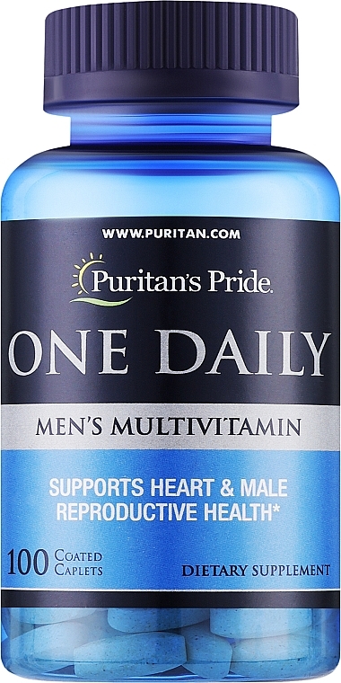 Диетическая добавка для мужчин - Puritan's Pride One Daily Mens Multivitamin — фото N1