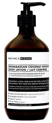 Питательный лосьон для тела - Organic & Botanic Madagascan Coconut Nourishing Body Lotion — фото N1