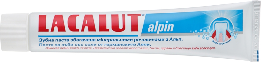 Зубна паста "Alpin" - Lacalut  — фото N5