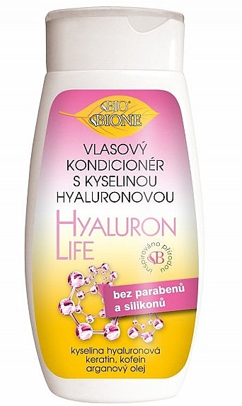 Кондиціонер для волосся з гіалуроновою кислотою - Bione Cosmetics Hyaluron Life — фото N1