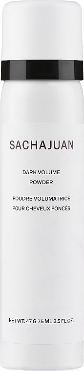 Сухий шампунь для темного волосся - Sachajuan Dark Volume Powder Hair Spray — фото N1