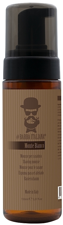 Мус-піна для гоління - Barba Italiana Monte Bianco