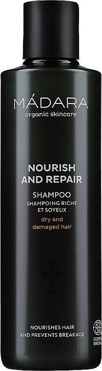 Шампунь для сухого і пошкодженого волосся - Madara Cosmetics Nourish & Repair Shampoo