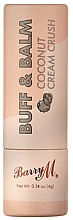 Парфумерія, косметика Скраб-бальзам для губ "Кокосовий крем" - Barry M Buff & Balm Coconut Cream Crush