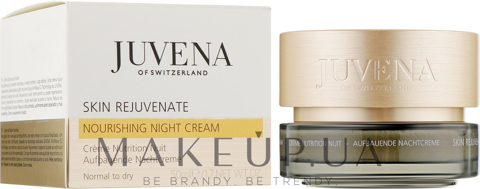 Живильний нічний крем для нормальної та сухої шкіри - Juvena Rejuvenate & Correct Nourishing Night Cream — фото 50ml